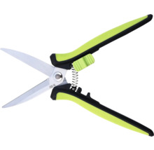 Zahradní nůžky s pružinou a plastovými rukojeťmi