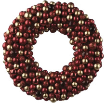 Dekorativní vánoční věnec s koulemi