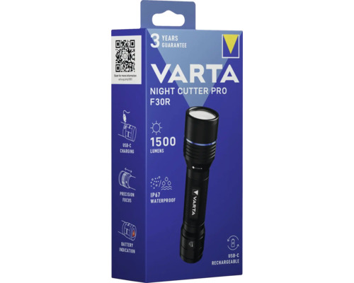 Svítilna Varta Night Cutter Pro F30R v balení