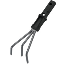 Zahradní kultivátor se třemi hroty a plastovou rukojetí