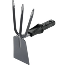 Zahradní motyka se třemi hroty a listem