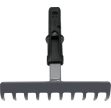 Zahradní hrábě z kovu a plastu