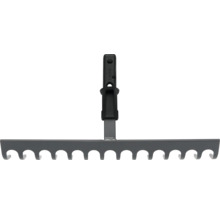 Kovové hrábě s plastovou rukojetí pro zahradničení