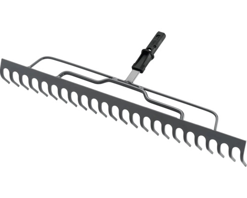 Kovové hrábě s plastovou rukojetí pro zahradu