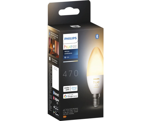 Žárovka Philips Hue White Ambiance E14 v balení