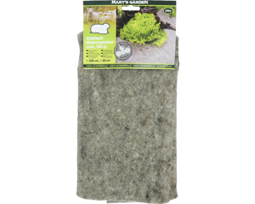 Marys Garden podložky z ovčí vlny zadržující vodu, 100 centimetrů krát 30 centimetrů