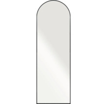 Zrcadlo na celou postavu se zaobleným horním koncem a úzkým rámem