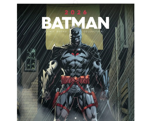 Poznámkový kalendář Batman Comics 2026 Kalendář komiksů Batman pro rok 2026