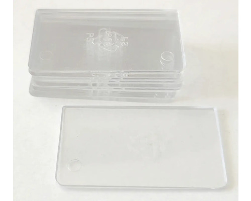 Přepážka zásuvky malá S 10 ks Stoh průhledných plastových desek