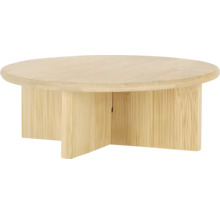 Kulatý příruční stolek z bambusu