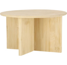 Malý kulatý stůl z bambusu