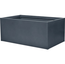 Obdélníkový kovový květináč