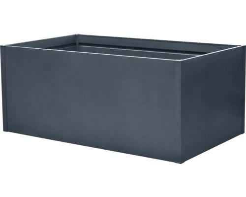 Obdélníkový kovový květináč