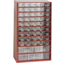 Skříň s boxy pro skladování drobných dílů