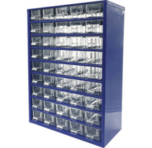 Zásuvková skříň s průhlednými zásuvkami pro uložení drobných dílů