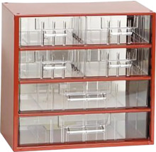 Skříňka se zásuvkami pro uložení