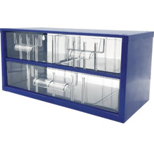 Zásuvkový box s průhlednými zásuvkami pro skladování