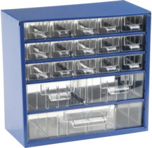 Zásuvkový organizér s transparentními zásuvkami