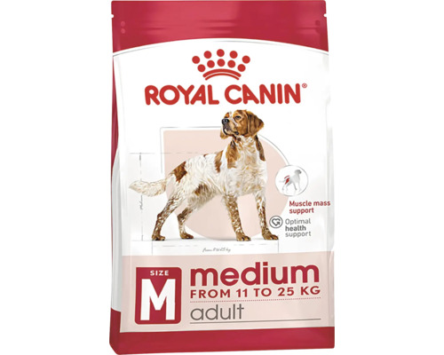 Granule pro psy ROYAL CANIN Medium Adult 15 kg Royal Canin medium Adult krmivo pro psy pro psy o hmotnosti jedenáct až 25 kilogramů