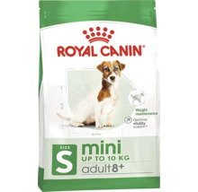 Royal Canin Mini Adult 8+ suché krmivo pro psy, vhodné pro malé psy do 10 kilogramů pro udržení váhy a podporu vitality