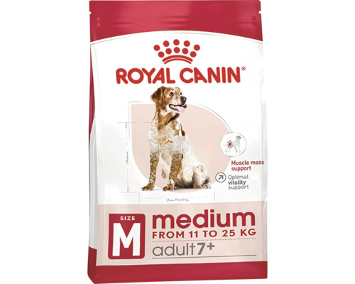 Krmivo pro psy Royal Canin SHN Medium Adult (nad 7 let) 15 kg Royal Canin Medium Adult 7+ krmivo pro psy, vhodné pro psy o hmotnosti 11 až 25 kilogramů