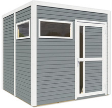 Zahradní domek s oknem a dveřmi