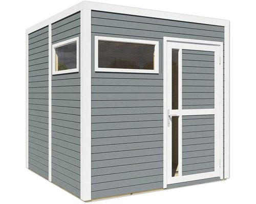 Zahradní domek s oknem a dveřmi