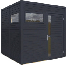 Zahradní domek s okny a dveřmi