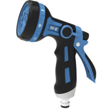 Zahradní postřikovač s různými typy proudu