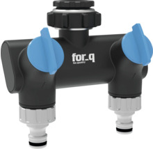 for_q rozdělovač vody se dvěma výstupy pro zahradu