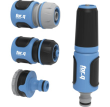 Spojky zahradní hadice a stříkací tryska od společnosti for.q