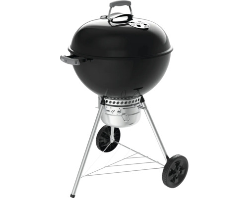 Kulatý gril s víkem a kolečky