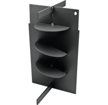 Kovový regál na rostliny se třemi policemi