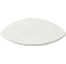 Keramické umyvadlo na desku ve tvaru listu