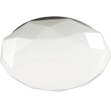 Bílé stropní svítidlo s geometrickým designem