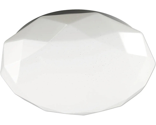 Bílé stropní svítidlo s geometrickým designem