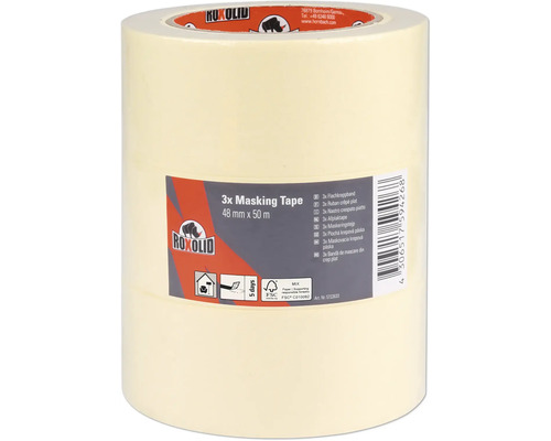 Roxolid maskovací krepová páska, 48 milimetrů krát 50 metrů