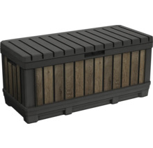 Plastový úložný box se vzhledem dřeva