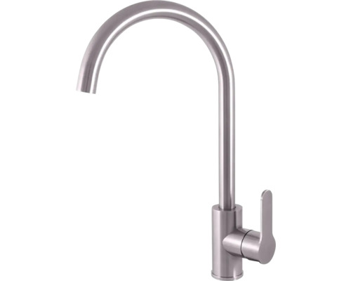 Kuchyňská baterie z kovu s vysokým výtokem