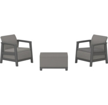 Sada zahradního nábytku se dvěma křesly a stolem