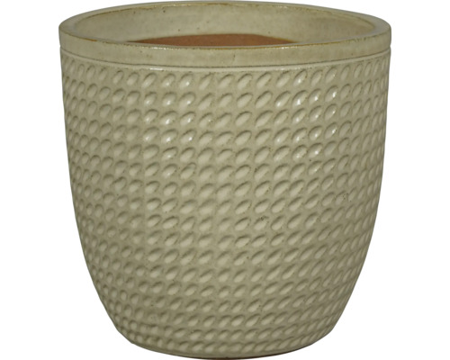 Keramický květináč se strukturovaným povrchem
