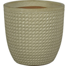 Keramický květináč s tečkovaným vzorem