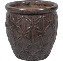 Květináč s květinovým vzorem