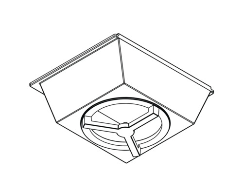 Spodní deska spalovací komory Rotheigner pro krbová kamna Bern Odtoková armatura pro sprchu