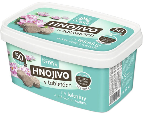 Hnojivé tablety pro vodní rostliny, balení 50 kusů