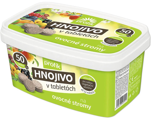 Hnojivo v tabletách pro ovocné stromy, 50 tablet