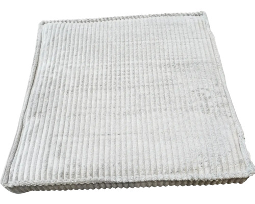 Šedý manšestrový potah na sedák