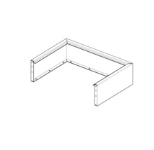 Detailní ilustrace suché stavby pro interiérové úpravy.