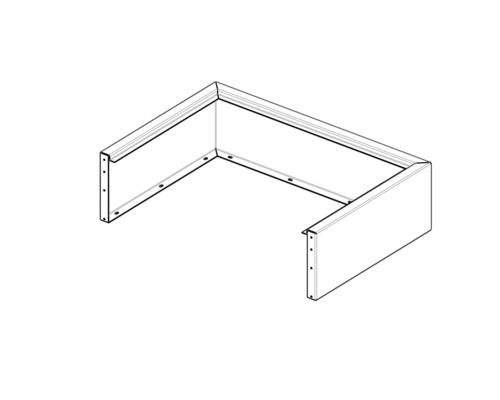 Detailní ilustrace suché stavby pro interiérové úpravy.