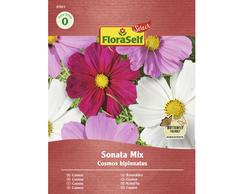 Balíček semen FloraSelf Cosmos bipinnatus Sonata Mix